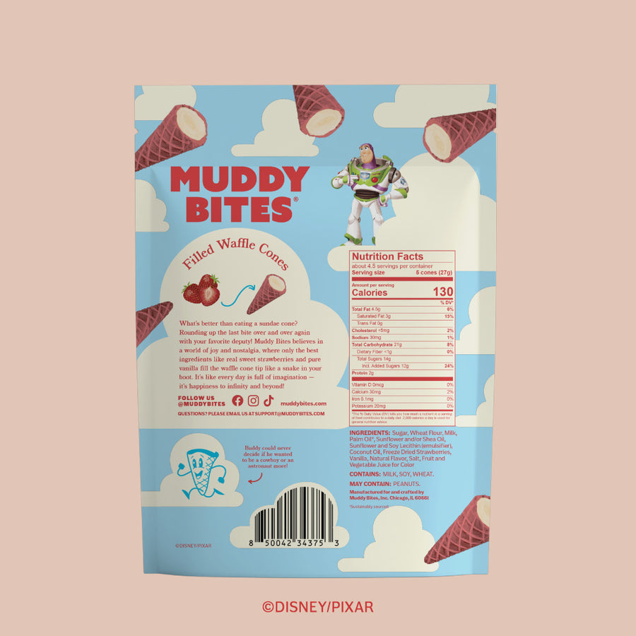 Disney Pixar Toy Story Muddy Bites Strawberry Round Up